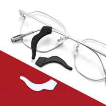 Herzförmige Silikon Anti-Rutsch-Brillenbügel-Hülsen, weiche Silikon-Brillenbügel-Hülsen mit Ohrhaken, geeignet für Herren, Damen, Freundinnen Brillenzubehör für Frauen zum Valentinstag