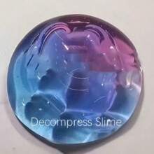 Blue Crystal Slime, Transparent Seawater Blue Large Soft Squeezy Stress Relief & Fresh Green Haze Sea Slime Pale Blue Play Dough