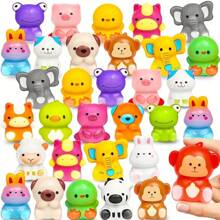 30PCS Mini Animal Squishy Toys Bulk, Party Favor Toys, Squeeze Toys, , Pinata Stuffers, Classroom Prizes, Carnival Prizes -Asoorted Varieties - Nhiều màu - Xem 4