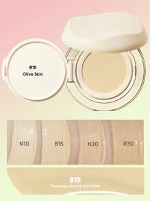 JUDYDOLL MOISTURIZING CUSHION FOUNDATION - Hydrating Liquid Foundation Cushion, Concealing, Long-Lasting, Niche Special Surprise New Product, Different From Others, Great Gift For Friends, Girlfriends, Wedding Essentials, Wedding Guests, Bachelorette Party, Natural Make-Up For School, Sweet Make-Up, Blood-Colored Make-Up, Date Make-Up