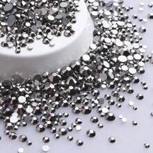 1440pcs Mixed SS3-SS20 Flat Back Glass Silver Base Rhinestones, DIY Nail Art Accessories - Multicolor - View 4