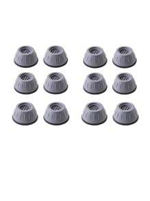 Washing Machine Non-Slip Shock Absorbing Pads, Anti-Vibration Noise Reduction Mats For Heightening, Moisture Prevention And Shockproofing, Shock And Noise-Proof Washing Machine Support, Noise Reducing And Anti Slip Anti Vibration Rubber Washing Machine Feet Pads, Anti-Walk Dryer Washer Vibration Pads, Washing Machine Stabilizer