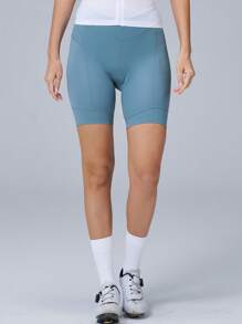 HISERWA Women's Cycling Shorts, Anti-Shock Silicone Foam Padded Breathable Fabric, High Elasticity And Hip Lifting