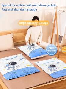 15/4/1个真空压缩收纳袋【不含气泵】 - 适用于衣物、床上用品、衣柜收纳，节省80%空间，旅行收纳袋（4种尺寸可选） - 装饰品、秋季装饰、节日装饰、房间装饰、家居装饰、卧室装饰