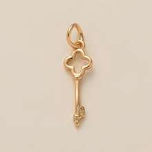 1PC Lucky Biscuit With Opening And Closing, Flower Love, Eight Pointed Star, Sun DIY Handmade Pendant, Women's Gift, Gold Plated