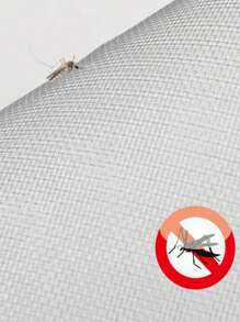 Cortina antimosquitos autoadhesiva, pantalla de malla invisible de nano, red retráctil reforzada para uso doméstico, fácil instalación
