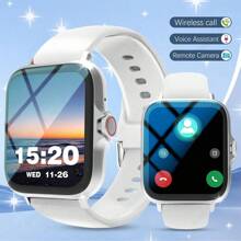 SIMSONLAB Smartwatch, kabellose Anrufe/Wählen, verschiedene App-Benachrichtigungen, geeignet für Männer und Frauen, Sportuhren, individuelle Hintergrundbilder