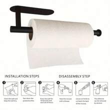 Easy-Install No-Drill Paper Towel Holder