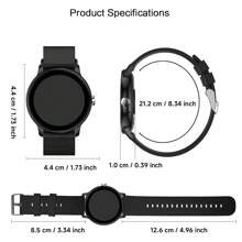 SIMSONLAB Smart Watch, Wireless Calling /Dial, Various APP Reminders,Suitable For Men And Women, Sports Watches, Custom Wallpaper,Compatible With Iphone/Andriod