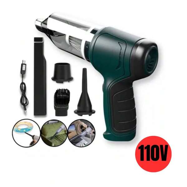 Mini Aspirador Soprador faz Vácuo 3 Em 1 Ar Portátil Usb