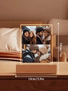 Đèn ngủ LED ghép ảnh đôi tùy chỉnh, Đèn ngủ acrylic cá nhân hóa với ảnh và chữ, Đèn ảnh tùy chỉnh, Đèn LED ghép ảnh cá nhân hóa, Khung ảnh đôi, Quà tặng ghép ảnh cá nhân hóa, Quà sinh nhật, Tốt nghiệp, Đa chức năng, Nhanh khô, Chống thấm nước, Chống nấm mốc, Trang trí, Dễ thương, Phong cách, Thích hợp cho tân gia, Trang trí văn phòng, Không gian sống sang trọng, Tiệc tùng thành thị, Trang trí thời trang - Hình chữ nhật nhỏ 1-5 hình ảnh - Xem 15