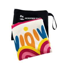 1 toalla de playa de microfibra con estampado bohemio colorido, toalla de secado rápido para viajes, yoga, natación, excursionismo, picnics, piscinas, camping, artículos esenciales de playa u otras actividades deportivas y al aire libre (con bolsa cuadrada para transportar)