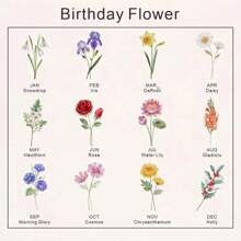 Omas Garten Vase, Blumenvase mit Geburtsblume der Familie, personalisierte Mini-Blumenvase für Mama Oma, Muttertagsgeschenk von den Enkeln