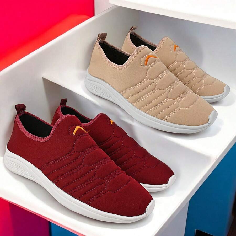 Kit 2 Pairs, Women's Calce Facil Adult Tennis Shoes