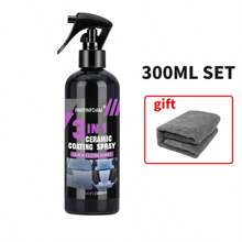 300ML Agente de revestimiento pulidor de pintura 3 en 1 para coche con capa de nano cristal hidrófoba, recubrimiento cerámico de nano