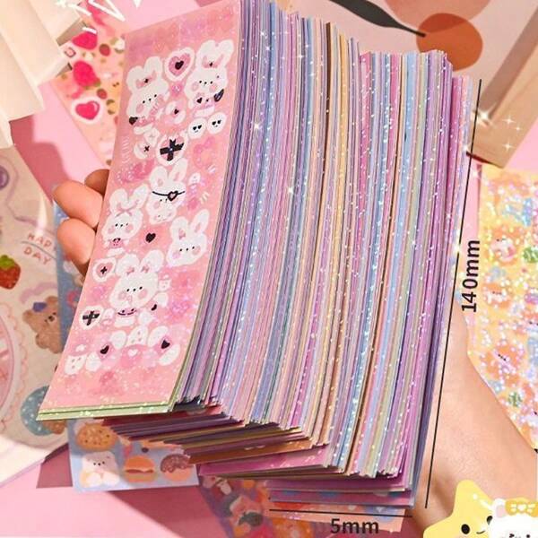 100 szt. naklejek dla dzieci - Naklejki GUKA - Mega Pakiet Naklejek, Naklejki dla dzieci do pamiętnika, DIY i dekoracje, Różnorodne urocze wzory, Losowe naklejki, Halloween, Naklejki do pamiętnika, Losowe naklejki, Rękodzieło dla dzieci, 100 szt., Naklejki z nadrukiem, Naklejki, Pakiet Naklejek, Sztuka i Rękodzieło dla Dzieci