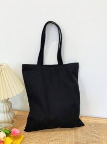 10/5/3/1 Túi vải Tote, Túi vải trơn dùng để trang trí và làm đồ thủ công DIY, Túi xách thời trang màu trơn, Đơn giản và thanh lịch, Túi đựng đồ du lịch, Túi du lịch màu trơn dung tích lớn - Nhiều màu - Xem 1
