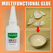 “适用于鞋类和陶瓷的专业多表面修复粘合剂 | 重型柔性胶水 - 粘合皮革、运动鞋、瓷器等 | 超强、持久且易于使用”