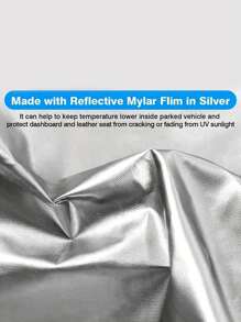 1 pieza Parasol automotriz tipo paraguas, visera solar para parabrisas, bloqueo solar de aislamiento térmico para coche