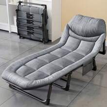 Portable Folding Camping Bed, Folding Single Sofa Bed - Adjustable Sofa Bed, Suitable For Camping And Travel, Comes With Soft Cushions And Pillows, Perfect For Holiday Gifts, Perfect For Outdoor Camping.