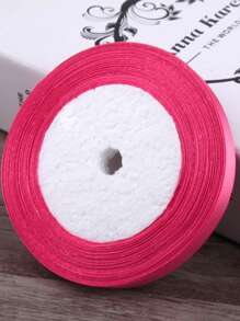 1 Roll 1cm X 25yd Satin Ribbon Hairbands DIY Craft Gift Wrapping Cake Decoration Strings - Multicolor - View 39