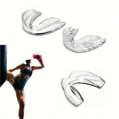 2pcs Mouth Guards , Multi-Functional Boxing And SandaCombat Sports Mouth Guards , Night Anti-Grinding BracesProtect Your Teeth While You Sleep