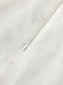 Balabala Girls' Princess Dress, Stylish Summer 2025 Outfit - Original White - View 8