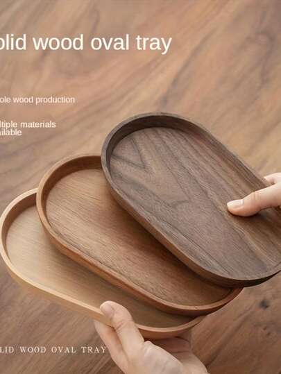 1 pezzo Vassoio di legno, vassoio per frutta, vassoio di legno per dessert, vassoio di legno per caffè, latte e spuntino, vassoio per torta, vassoio per formaggi, vassoio di legno per tè, vassoio per pane, vassoio per colazione