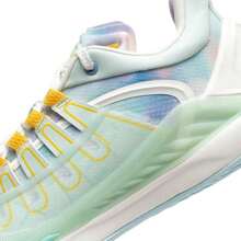 XTEP Men's Lightweight And Breathable Sports Shoes, Casual Shoes, Competition Shoes, Durable Basketball Shoes, 877319120001 Foam Green/Sail White/Technological Light Purple - Foam Green/Sail White/Tech Lilac - View 8