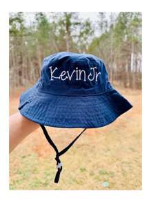 1 pièce Chapeau d'été personnalisé pour enfants, chapeau de soleil pour enfants avec broderie personnalisée, chapeau d'été personnalisé pour enfants, chapeau de soleil pour enfants et chapeau de soleil pour le bord de mer et la plage, cadeaux avec nom personnalisé, cadeaux d'anniversaire pour enfants, cadeaux d'été