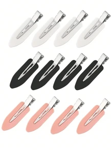 12 pezzi/8 pezzi/6 pezzi/2 pezzi Fermagli per capelli senza cuciture semplici e alla moda da donna in nero, bianco e rosa, adatti per il lavaggio del viso, il trucco e la cura della pelle quotidiana. Accessori per capelli da donna, accessori per capelli, strumenti per capelli, accessori per capelli ricci, autunno, viaggio, strumenti per capelli, accessori da donna, roba per capelli, autunno, accessori per capelli, viaggio, accessori per capelli da donna, accessorio per capelli da donna, strumenti per capelli, roba per capelli, roba, accessori per la bellezza, regali, viaggio, regali per le donne, roba per capelli, regalini per calze