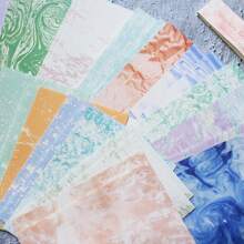 30张海浪剪贴簿纸剪贴簿材料垃圾日记用品美学艺术工艺品子弹日记背景纸、学校用品、返校