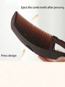1 szt./2 szt. wielofunkcyjna szczotka do masażu i usuwania łupieżu, grzebień ze stali nierdzewnej o drobnych zębach, plastikowy grzebień detoksykujący, grzebień guzikowy, grzebień na wszy, do pielęgnacji skóry głowy, peeling, ulga w łupieżu i swędzeniu, uchwyt do masażu, zdrowa skóra głowy, narzędzie do pielęgnacji włosów, szczotka do masażu i usuwania łupieżu z tworzywa ABS (żywica ABS) w jednolitym kolorze, na każdą porę roku, zestaw do stylizacji włosów, zestaw narzędzi do włosów, przybory szkolne, akcesoria do włosów, narzędzia do stylizacji włosów