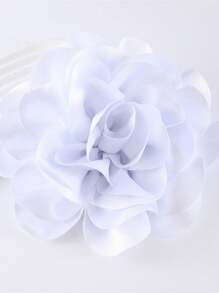 19CM轻奢哥特式夸张一字肩大花胸针立体连体西装连衣裙女聚会晚宴 - 花 - 查看 6