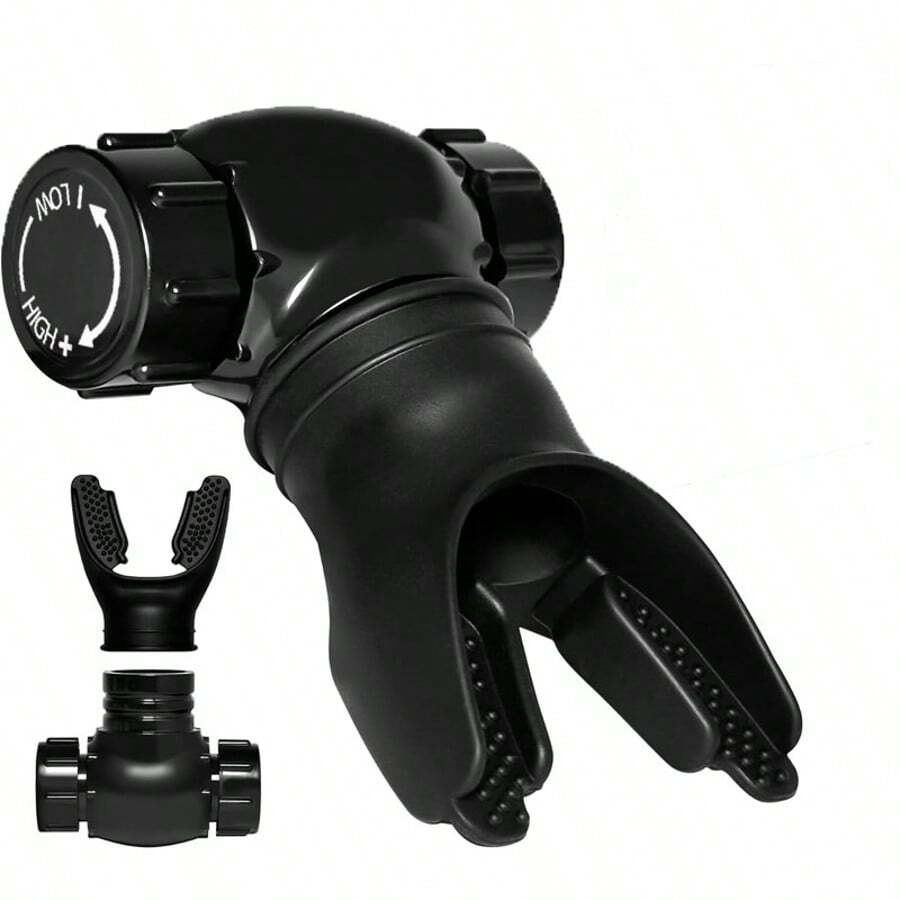 Adjustable Resistance Dual-Head Aerobic Breathing Trainer, Lung Function Exercise Tool - Multicolor - View 1