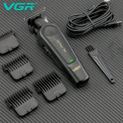 VGR 无绳可调速理发器，数字显示，电动便携式理发器，USB 充电，男士理发器 V-995