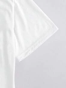 复活节基督教印花T恤，宽松夏装