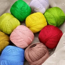 1 包/4 包桑蚕丝混纺蕾丝纱，吸湿排汗透气，适用于编织披肩、连衣裙、T 恤、DIY 手工艺品和家纺