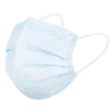 50pcs Flat Macaron 3-Ply Disposable Cute Printed High-Quality Face Masks, 5 Color Options, Lightweight For Summer