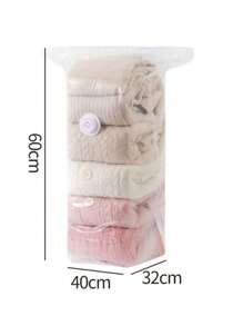 1pc Non-Inflatable Vacuum Seal Storage Bag, Flat Organizer For Bedding, Apparels, Down Jackets - Multicolor - View 7