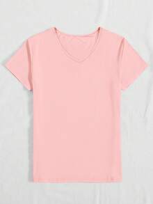 Customized Gift, Customized Women's T-Shirt - Add Your Own Text And Images (Family Photo/Selfie/Pet Photo/Friend Photo) To Design Your Own Personalized Printed T-Shirt - Dusty Pink - View 5