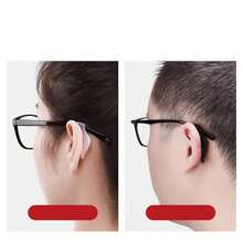 Herzförmige Silikon Anti-Rutsch-Brillenbügel-Hülsen, weiche Silikon-Brillenbügel-Hülsen mit Ohrhaken, geeignet für Herren, Damen, Freundinnen Brillenzubehör für Frauen zum Valentinstag