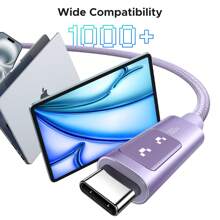 UGREEN UGREEN Uno 100W Type C Fast Charging Cable E-Marker Compatible With Iphone 16 15 Series S24 S23 Ultra IPad Pro Switch Nan