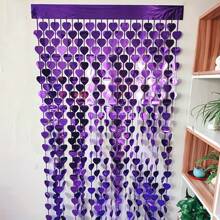 Tür Vorhang Deko Party Girlanden 100cm (39,37 Zoll)*200cm (78,74 Zoll) Liebe Regen Seide Party Deko Hintergrund Herz Regen Seide Party Zubehör für Hochzeit, Valentinstag Dekorationen, Heimparty Dekorationen, Muttertag Deko, Geschenk für Mutter, Sommer Geburtstag Geschenke, Schule Rückkehr Schulsachen, Raumdekoration