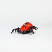 1 pieza Tren eléctrico, Tren monstruo, Tren miniatura de terror, Araña simulada, Araña monstruo, Ruedas omnidireccionales, Luces, Música, Regalo de Halloween, Regalo de Navidad, Vuelta a clases - Rojo - Ver 7