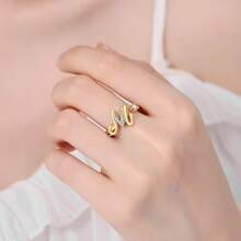 Juego de 26 anillos con letras del alfabeto inglés, joyería de anillos versátiles y ajustables de extremo abierto, regalo ideal para vacaciones