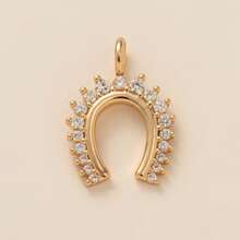 1PC Lucky Biscuit With Opening And Closing, Flower Love, Eight Pointed Star, Sun DIY Handmade Pendant, Women's Gift, Gold Plated