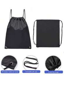 Personalized Nylon Drawstring Pocket, Can Be Printed With Name, Text Or Logo, Custom Backpack For Event Planners. This Bag Is Suitable For Daily Use By Boy And Girl, Suitable For Going Out, Exercise, Travel, Shopping, Beach And Other Occasions. - Drawstring Bag Backpack - View 8