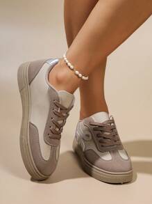 White Sneakers For Women, New Spring/Autumn Sports Running Shoes, Versatile Outdoor Casual Flat Non-Slip Loafers