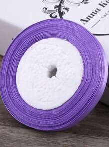 1 Roll 1cm X 25yd Satin Ribbon Hairbands DIY Craft Gift Wrapping Cake Decoration Strings - Multicolor - View 25